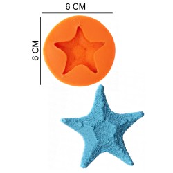 Starfish Silicone Sugar Paste, Soap, Candle Mold #HG127