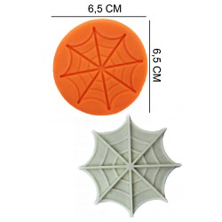 Spider Web Silicone Sugar Paste, Soap, Candle Mold #HG134