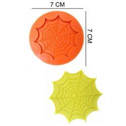 Spider Web Silicone Sugar Paste, Soap, Candle Mold #HG135