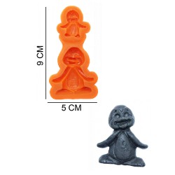 Penguin Silicone Sugar Paste, Soap, Candle Mold #HG137