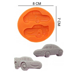 Cars Silicone Sugar Paste, Soap, Candle Mold #HG156