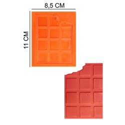 Chocolate Silicone Sugar Paste, Soap, Candle Mold #HG186