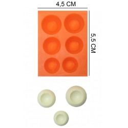 Rounds Silicone Sugar Paste, Soap, Candle Mold #HG188