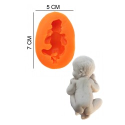 Baby Silicone Sugar Paste, Soap, Candle Mold #HG233