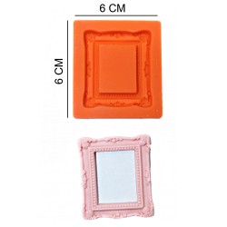 Frame Silicone Sugar Paste, Soap, Candle Mold #HG280