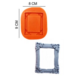 Frame Silicone Sugar Paste, Soap, Candle Mold #HG283