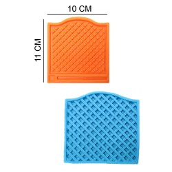 Pattern Silicone Sugar Paste, Soap, Candle Mold #HG304