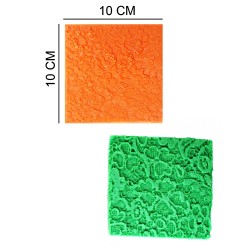 Pattern Silicone Sugar Paste, Soap, Candle Mold #HG313