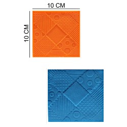 Pattern Silicone Sugar Paste, Soap, Candle Mold #HG349