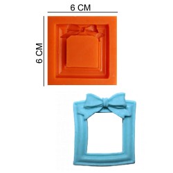 Frame Silicone Sugar Paste, Soap, Candle Mold #HG358