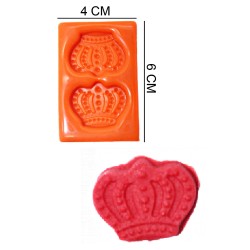 King Crown Silicone Sugar Paste, Soap, Candle Mold #HG374