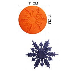 Snowflake Silicone Sugar Paste, Soap, Candle Mold #HG382