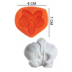 Orchid Silicone Sugar Paste, Soap, Candle Mold #HG404