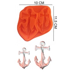 Anchors Silicone Sugar Paste, Soap, Candle Mold #HG410