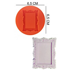 Frame Silicone Sugar Paste, Soap, Candle Mold #HG411
