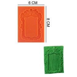 Frame Silicone Sugar Paste, Soap, Candle Mold #HG419