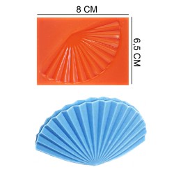 Mussel Silicone Sugar Paste, Soap, Candle Mold #HG441