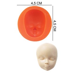 Face Baby Silicone Sugar Paste, Soap, Candle Mold #HG444