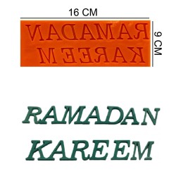 Ramadan Kareem Silicone Sugar Paste, Soap, Candle Mold #HG457