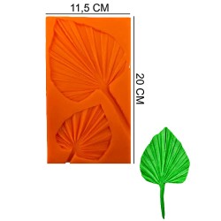 Leaf Silicone Sugar Paste, Soap, Candle Mold #HG490