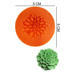 Flower Silicone Sugar Paste, Soap, Candle Mold #HG492