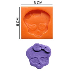 Monster High Silicone Sugar Paste, Soap, Candle Mold #HG513